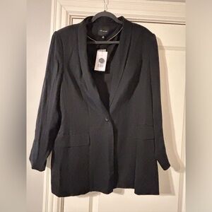 The Limited Womens 18w Black Blazer